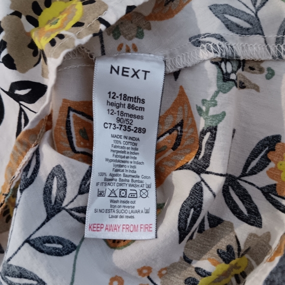 NEXT Baby Girl Summer Dress - Picture 3 of 4